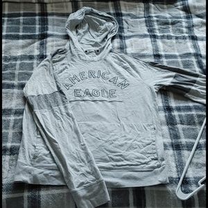 American Eagle reflective logo sweatshirt